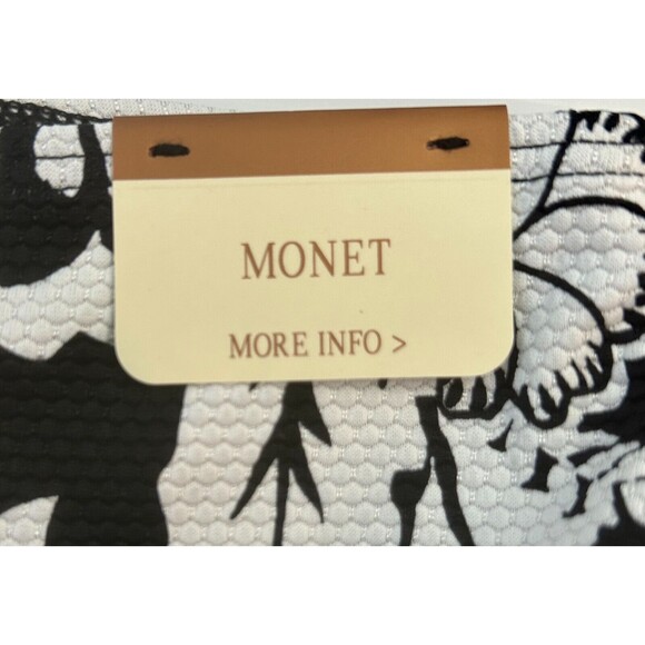 Artesands Cantata Forte Black White Monet Curve Fit Mid-Rise Swim Bottoms‎ Sz 14 - Picture 12 of 12